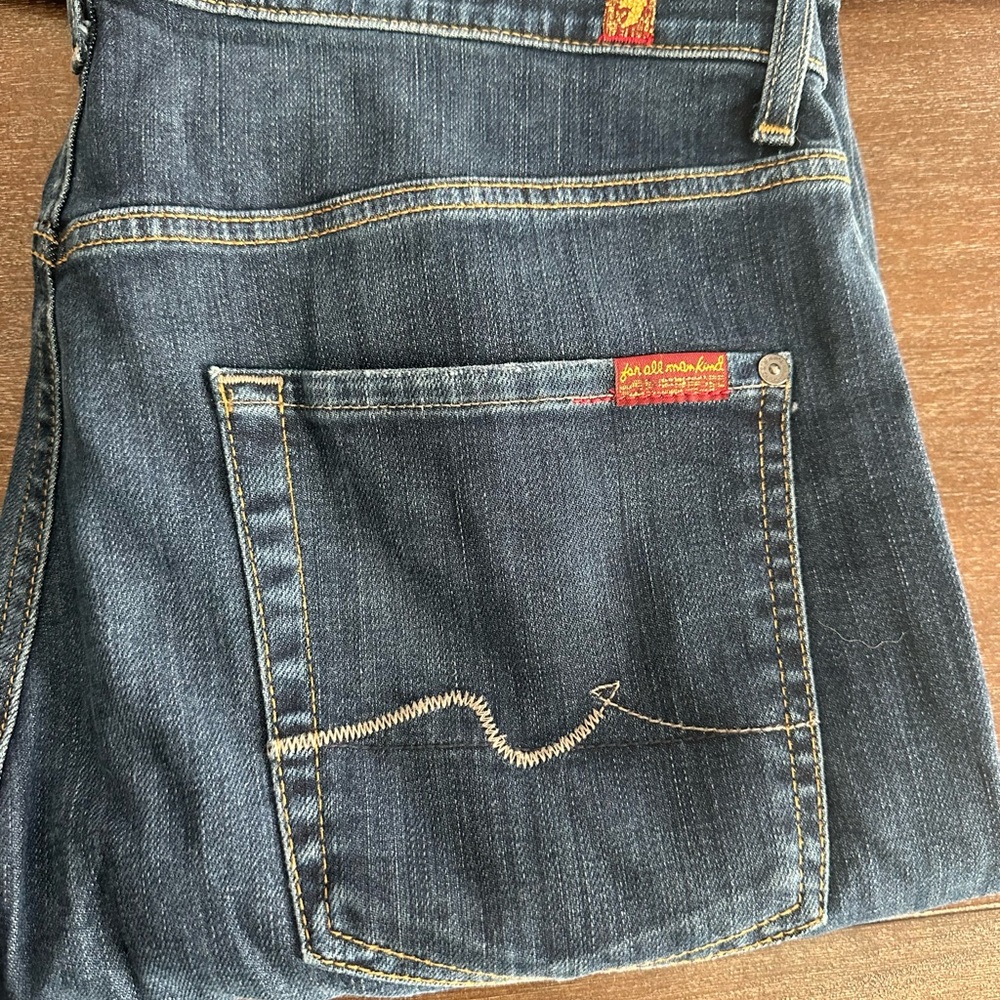 7 For All Mankind Dark Blue Jeans Luxe Performance (Austyn)